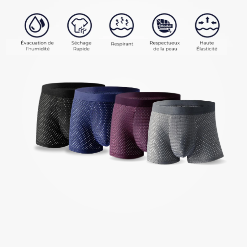 BAMBOO FIBER BOXER - REVOLUTIONARY COMFORT ALL DAY LONG